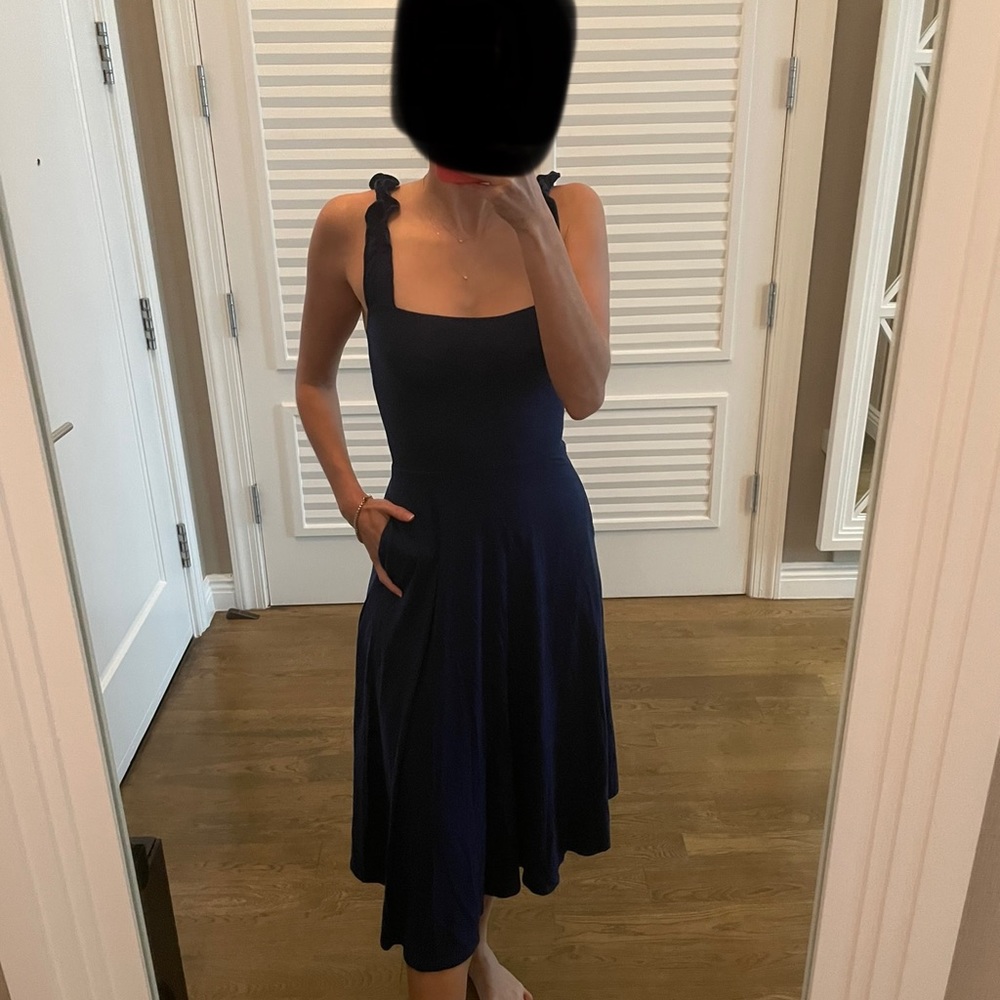 Reformation blue midi dress